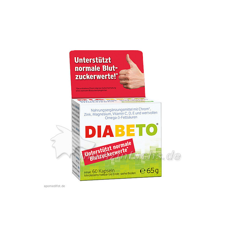 DIABETO, 60 ST – PZN 3757117