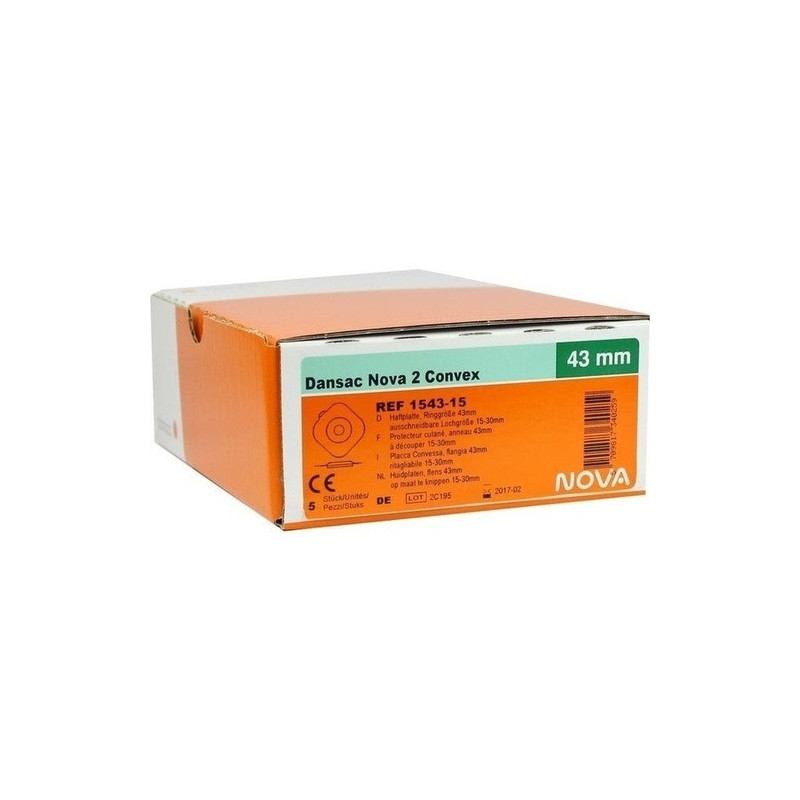 Dansac Nova 2 Standard Convex 1543-15, 5 ST – PZN 2451853