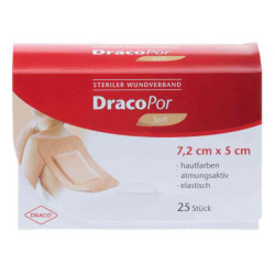 Dracopor Wundverband 7,2x5cm steril hautfarben (25 stk) – PZN 6887731
