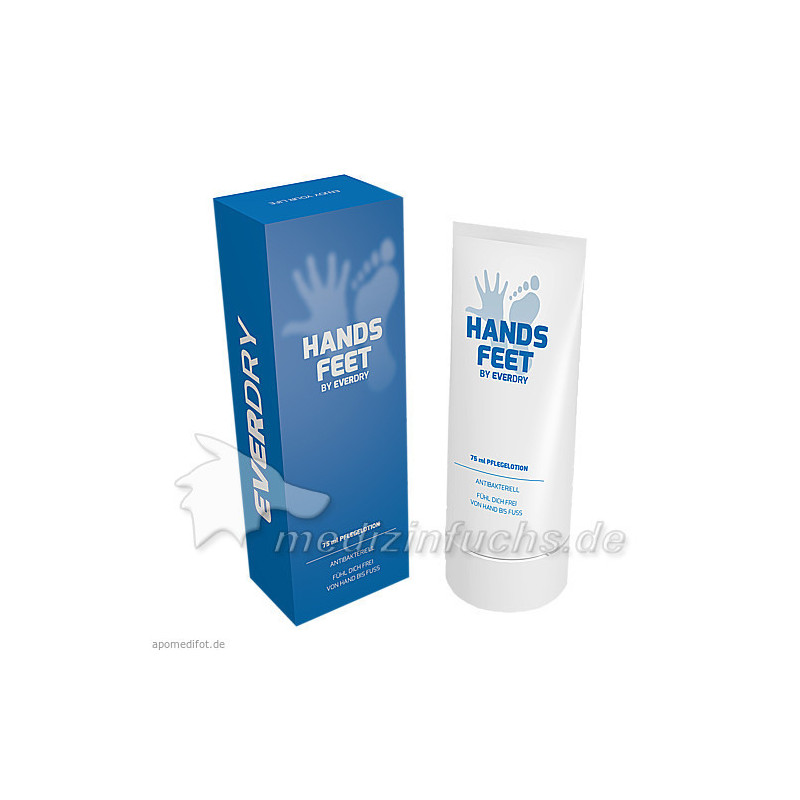 everdry antibakterielle Hands & Feet Pflegelotion, 75 ML – PZN 11110915