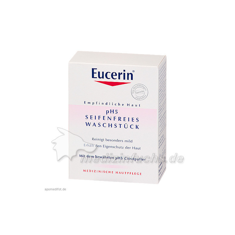 Eucerin ph5 Seifenfreies Waschstück, 100 G – PZN 5392105