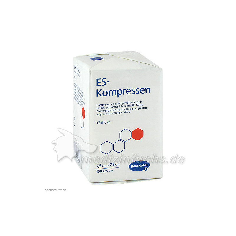 ES-KOMPR UNST 7.5X7.5 8F 401823/6, 100 ST – PZN 1447192