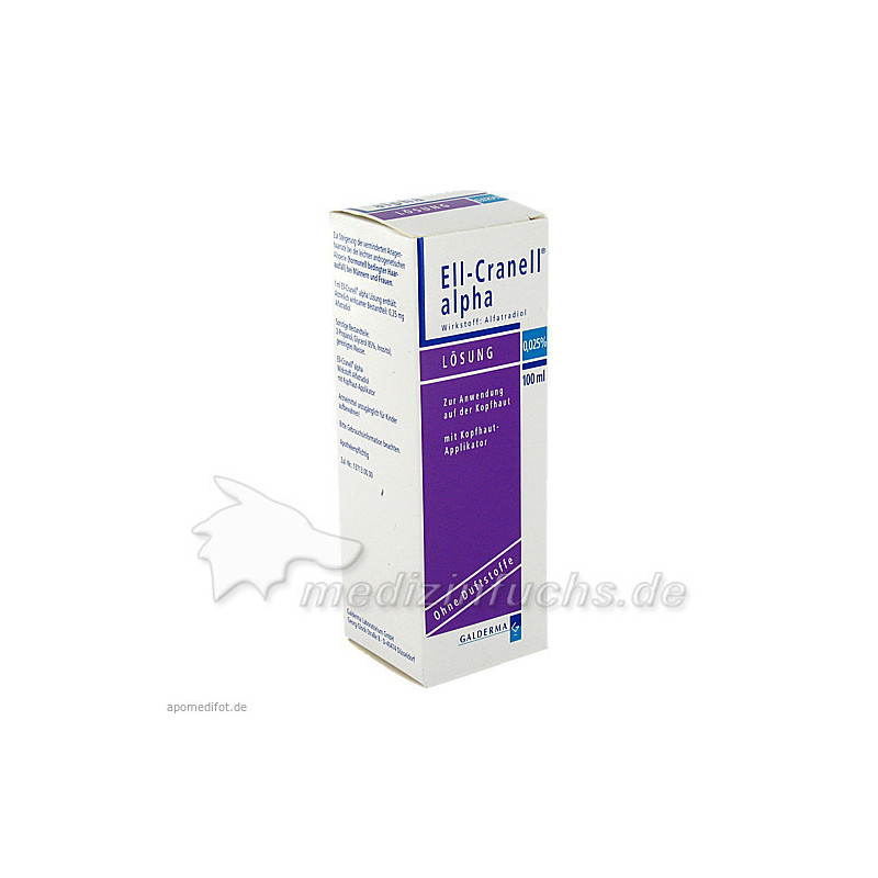 ELL-CRANELL alpha m.Kopfhaut Applikator Lösung, 100 ML – PZN 8509252