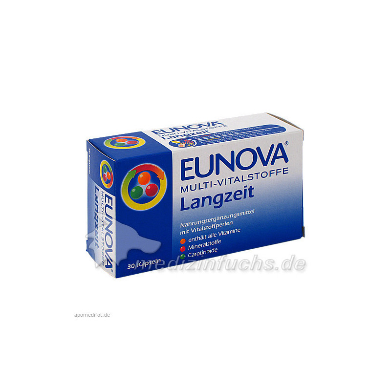 EUNOVA Multi Vitalstoffe Langzeit Kapseln, 30 ST – PZN 1913719