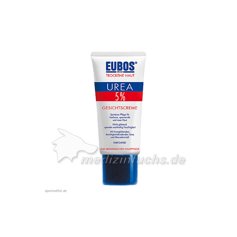 EUBOS Trockene Haut Urea 5% Gesichtscreme, 50 ML – PZN 3447500