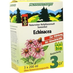 ECHINACEA SCHOENENBERGER HEILPFLANZENSÄFTE, 3X200 ML – PZN 699773