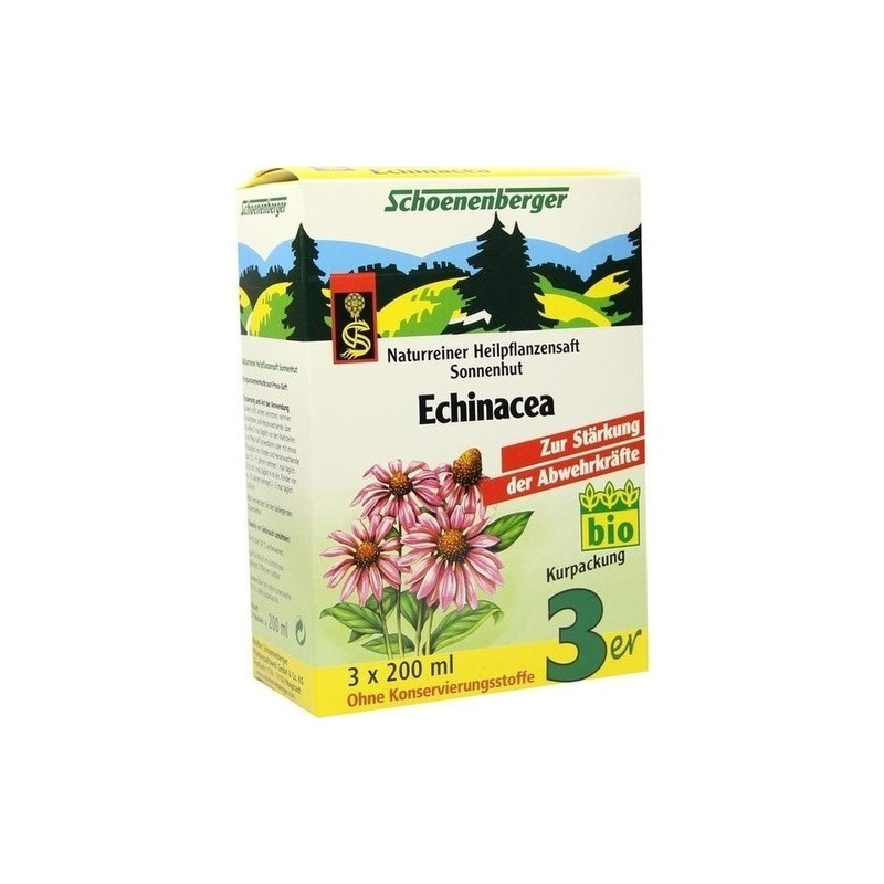 ECHINACEA SCHOENENBERGER HEILPFLANZENSÄFTE, 3X200 ML – PZN 699773