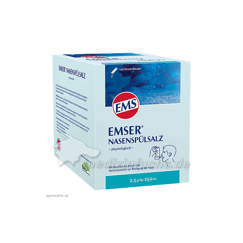 EMSER NASENSPÜLSALZ physiologisch Beutel, 100 ST – PZN 5961431