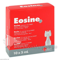 EOSIN 2% wässrige Pflegelösung steril, 10X5 ML – PZN 631002