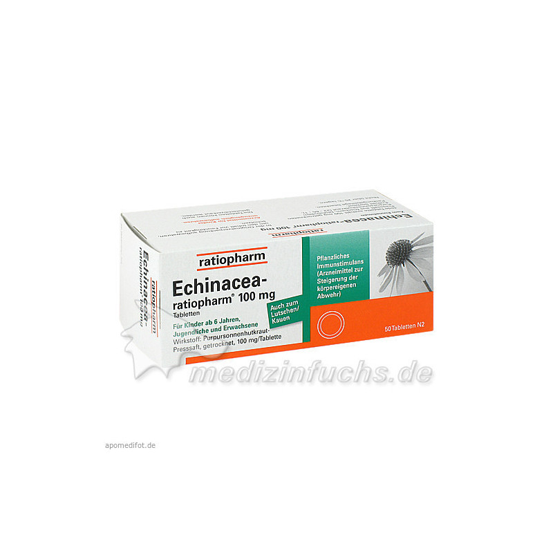 ECHINACEA-ratiopharm 100mg, 50 ST – PZN 3927157