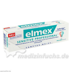elmex SENSITIVE PROFESSIONAL plus Sanft. Zahnweiss, 75 ML – PZN 8839506