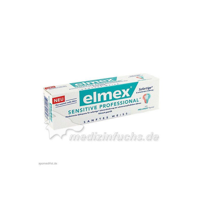 elmex SENSITIVE PROFESSIONAL plus Sanft. Zahnweiss, 75 ML – PZN 8839506