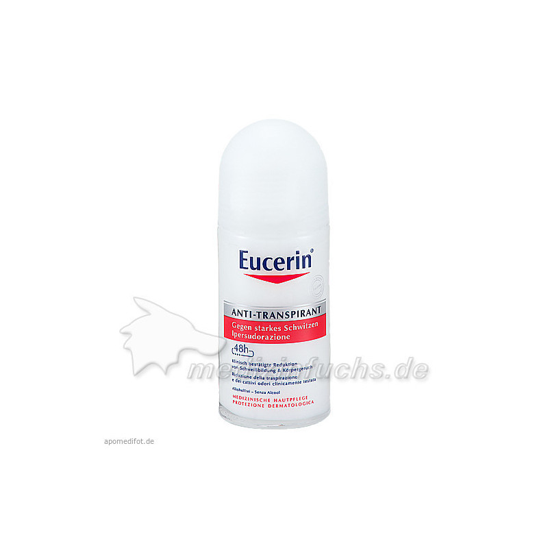 Eucerin Deodorant Antitranspirant Roll on 48h, 50 ML – PZN 9284370