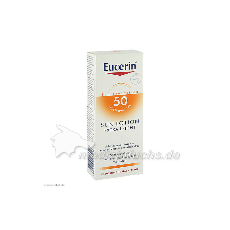 Eucerin Sun Lotion Extra Leicht LSF50, 150 ML – PZN 3815725