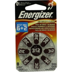 Energizer Hörgerätebatterie 312 (6+2), 8 ST – PZN 9755533