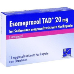 Esomeprazol TAD 20mg bei Sodbrennen, 14 ST – PZN 10963389