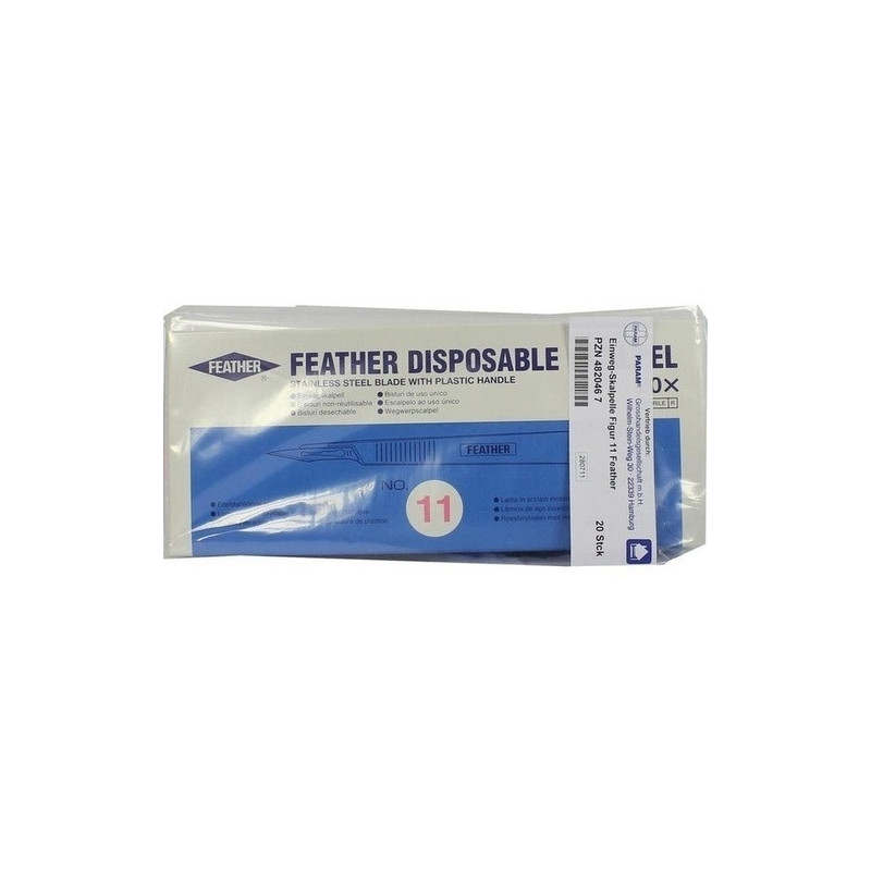 E SKALPELLE FIGUR 11 FEATHER, 20 ST – PZN 4820467