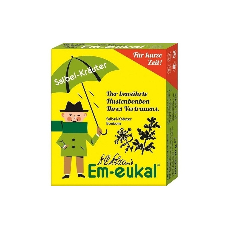 Em-eukal RETRO-Edition Salbei-kräuter zuckerhaltig, 30 G – PZN 10283401
