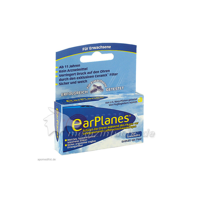 EarPlanes Adult/Erwachsene, 2 ST – PZN 1641942