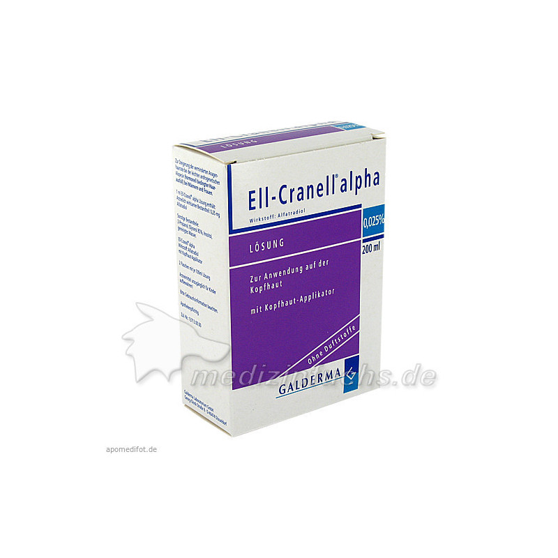 ELL-CRANELL alpha m.Kopfhaut Applikator Lösung, 200 ML – PZN 8509269