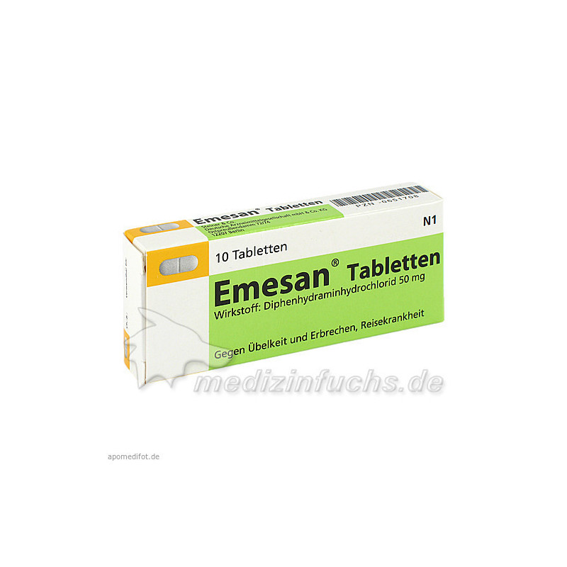 Emesan Tabletten, 10 ST – PZN 651708