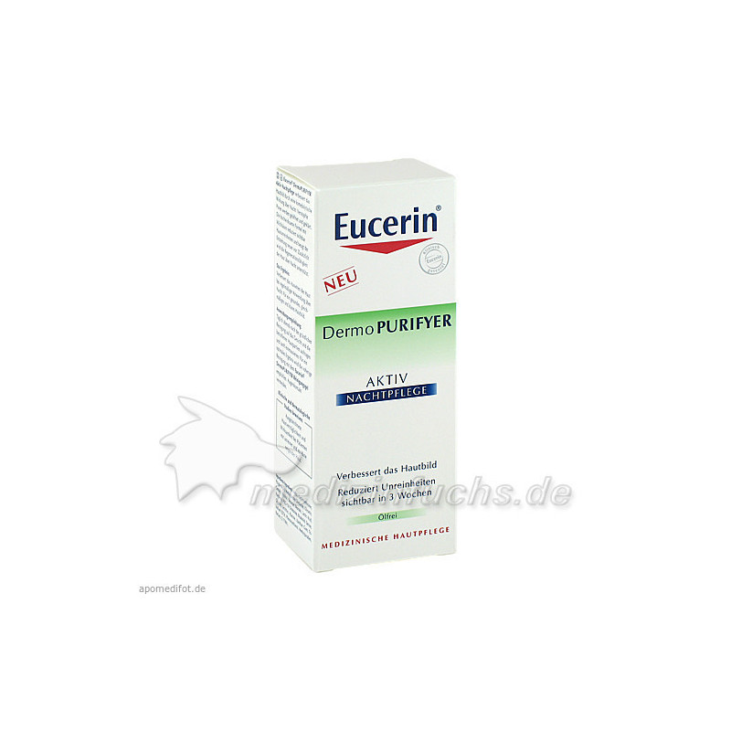 EUCERIN DermoPURIFYER Aktiv Nachtpflege Creme, 50 ML – PZN 8760785