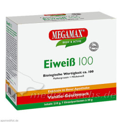 Eiweiss 100 Vanille Megamax, 7X30 G – PZN 10133570