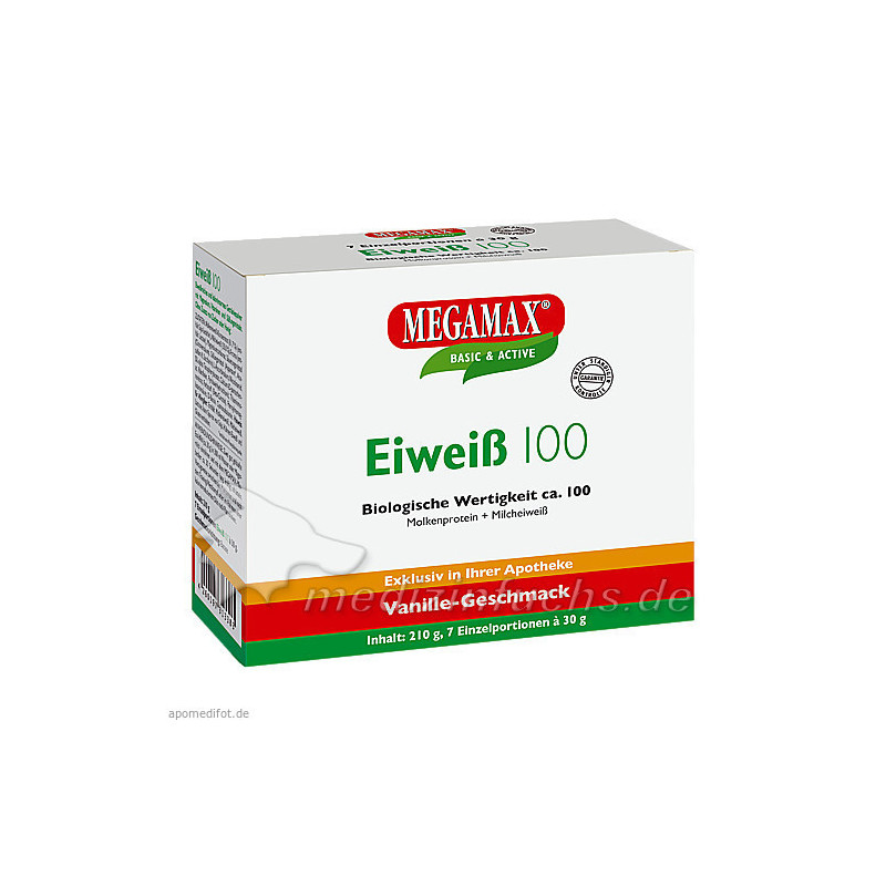 Eiweiss 100 Vanille Megamax, 7X30 G – PZN 10133570