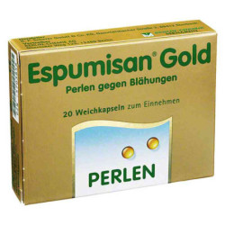 Espumisan Gold Perlen gegen Blähungen (20 stk) – PZN 5703858