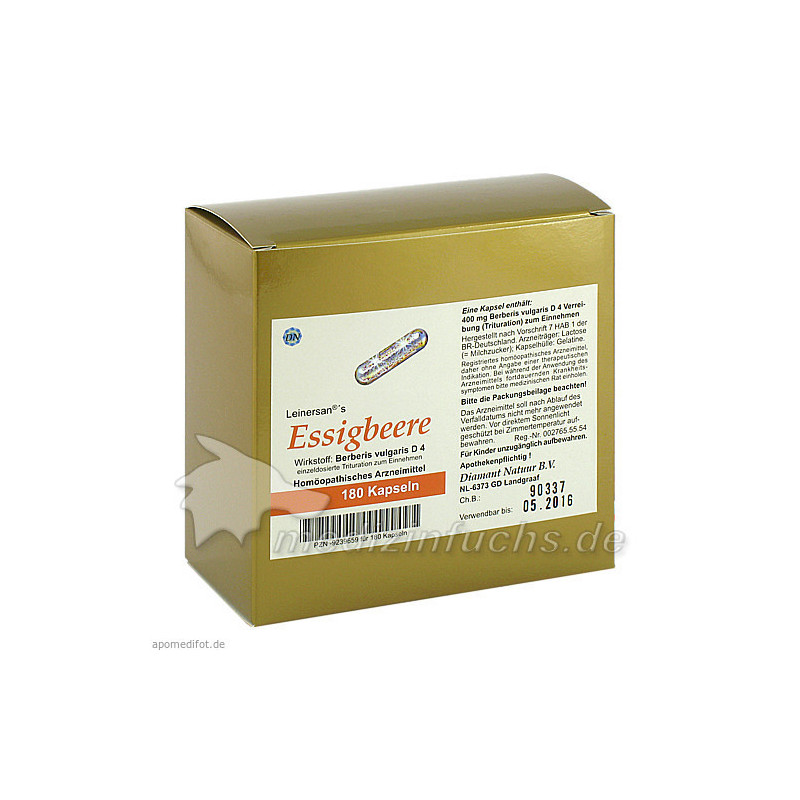 Essigbeere, 180 ST – PZN 9239659