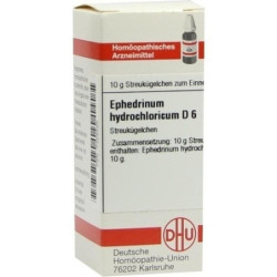 EPHEDRINUM HYDROCHLO D 6, 10 G – PZN 7456565