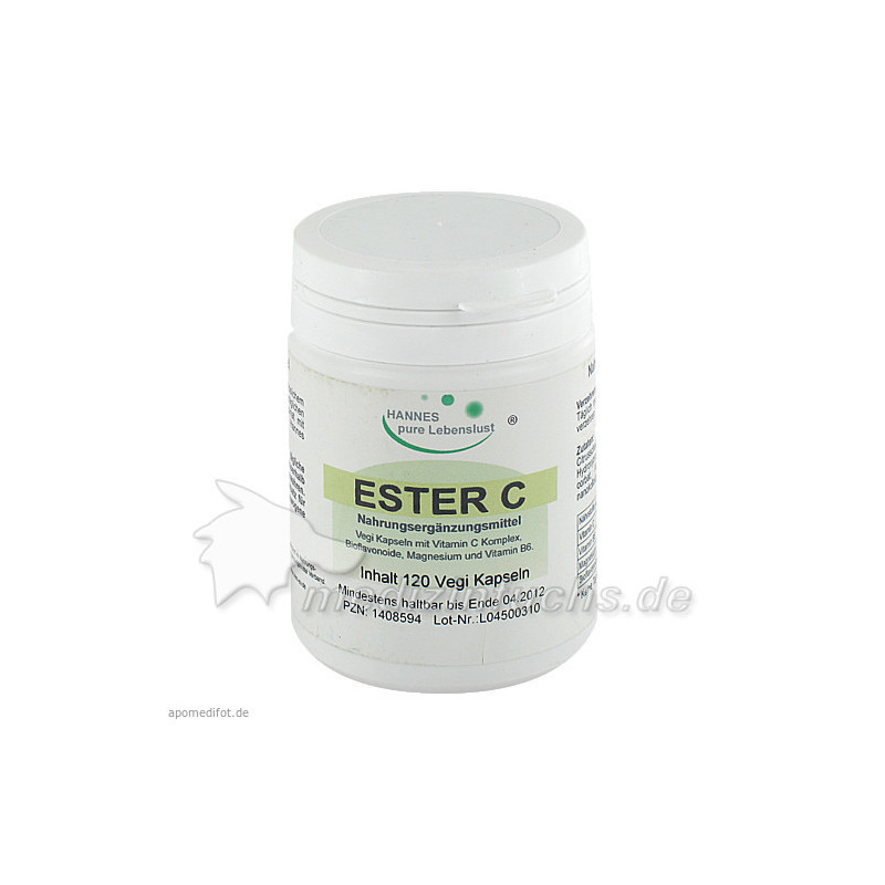 Ester C Vegi Kapseln, 120 ST – PZN 1408594