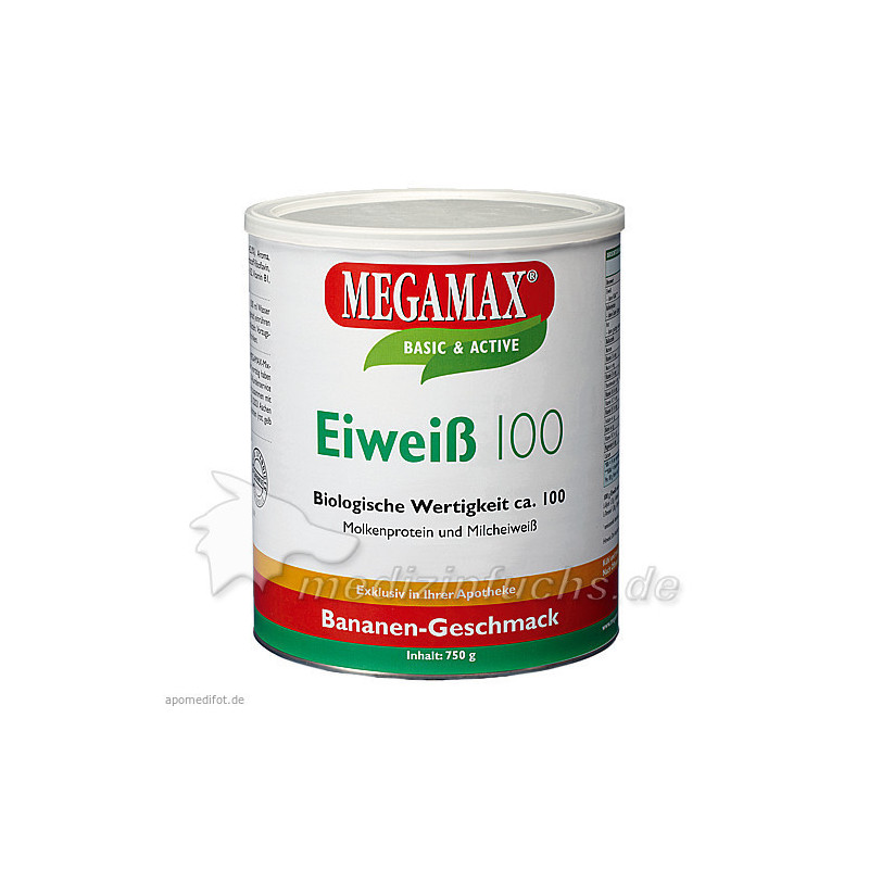 EIWEISS 100 BANANE MEGAMAX, 750 G – PZN 7345877
