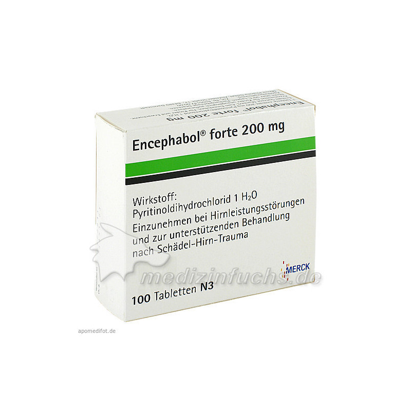 ENCEPHABOL FORTE 200, 100 ST – PZN 4862365