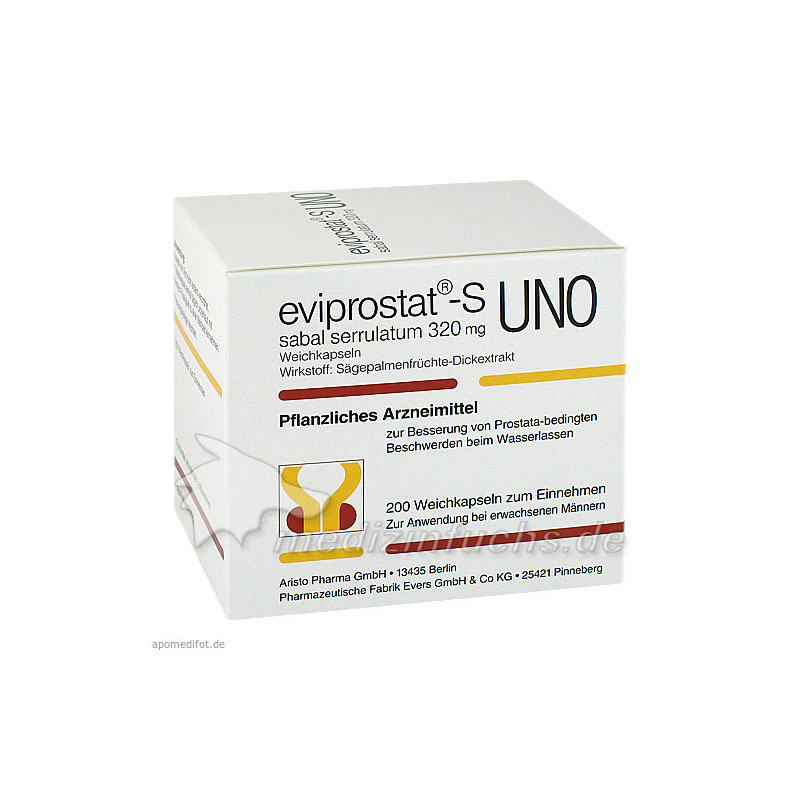 EVIPROSTAT S SABAL SERRULATUM 320 UNO, 200 ST – PZN 7278052