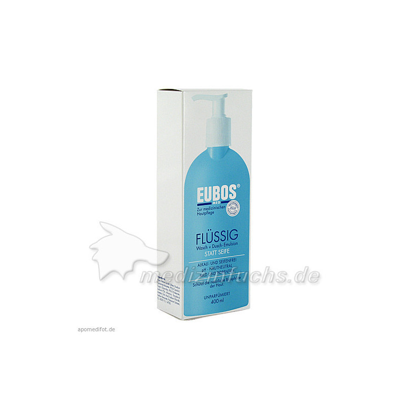 EUBOS FLUESS BLAU MIT DOSIERSPENDER, 400 ML – PZN 6306993