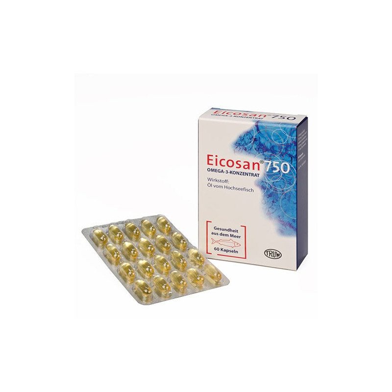 Eicosan 750 Omega-3-Konzentrat, 60 ST – PZN 1211377