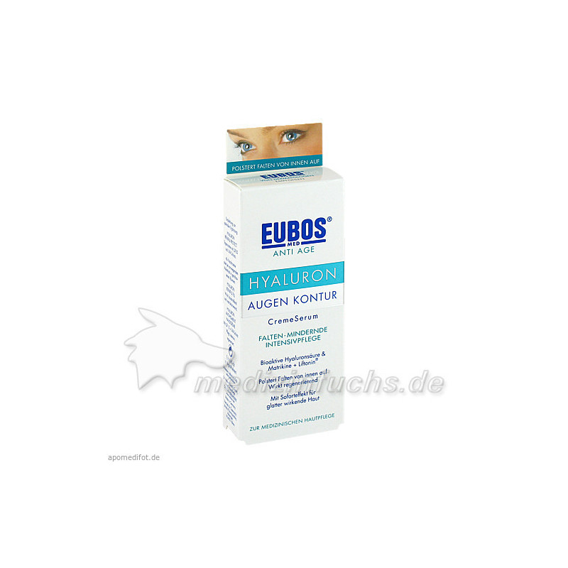EUBOS Sensitive Hyaluron Augen Kontur CremeSerum, 15 ML – PZN 7564102