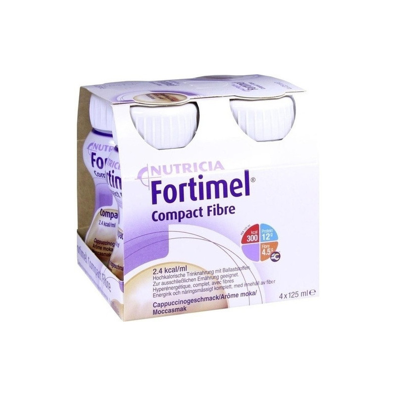 Fortimel Compact Fibre Cappuccino, 4X125 ML – PZN 10743593