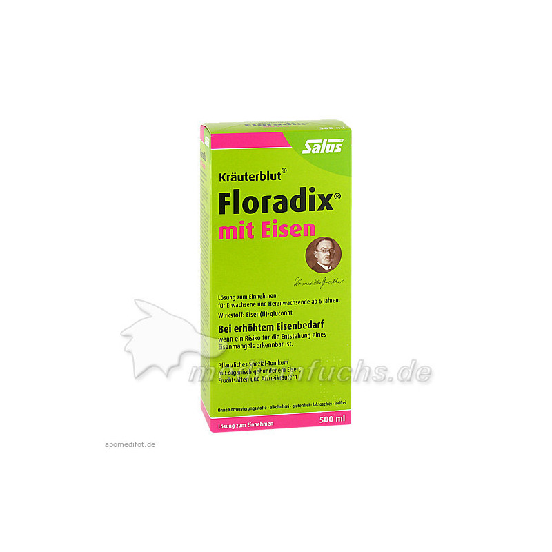FLORADIX mit Eisen, 500 ML – PZN 361790