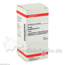 FERRUM PHOS D 4, 200 ST – PZN 2117172
