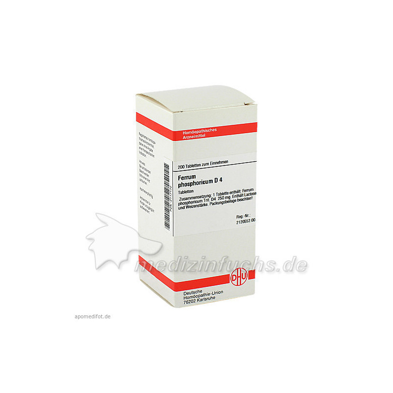 FERRUM PHOS D 4, 200 ST – PZN 2117172