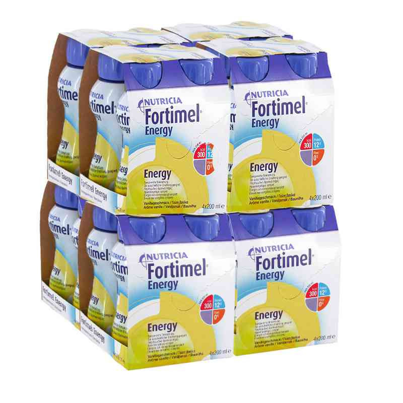 Fortimel Energy Multi Fibre Vanillegeschmack (8x4x200 ml) – PZN 8100327