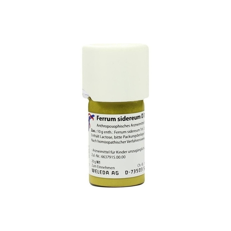 Ferrum sider. D3, 20 G – PZN 7040103