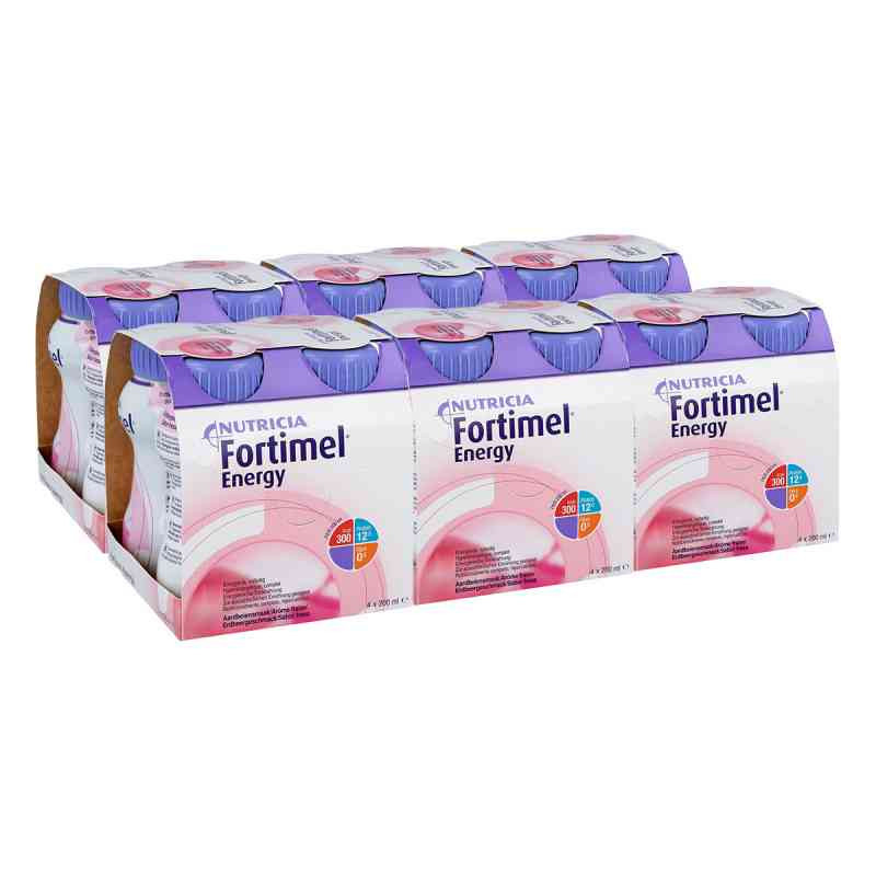 Fortimel Energy Erdbeergeschmack  (24x200 ml) – PZN 8100342