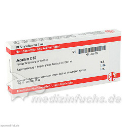 ACONITUM C30, 10X1 ML – PZN 4201385