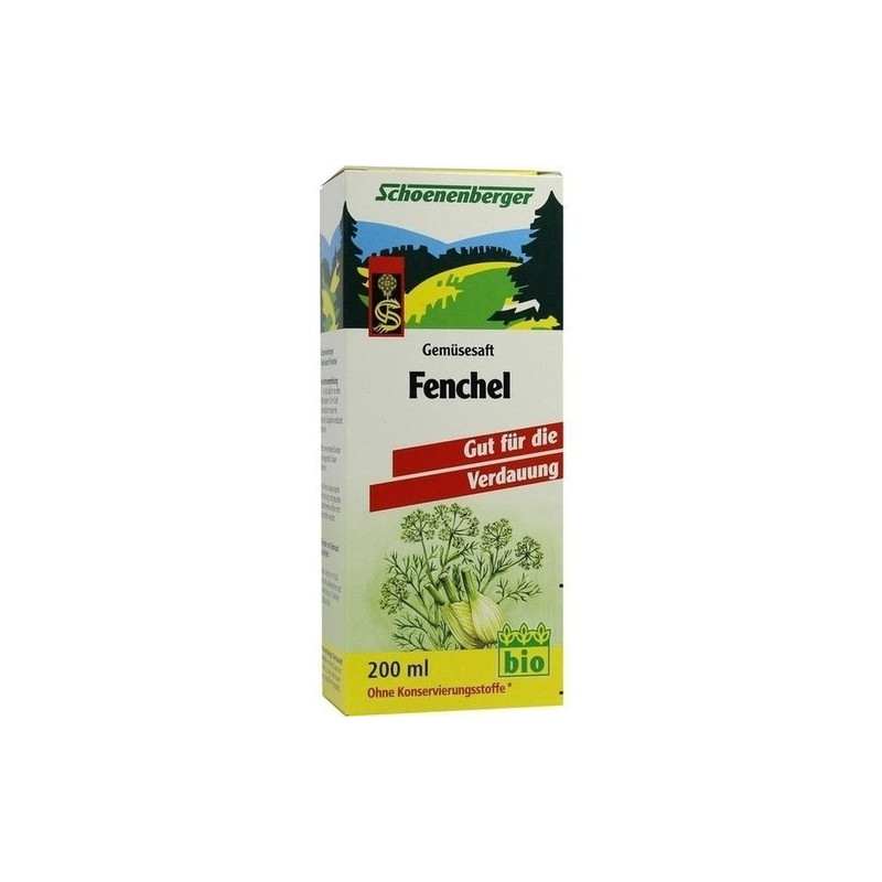 FENCHEL SCHOENENBERGER HEILPFLANZENSÄFTE, 200 ML – PZN 699690