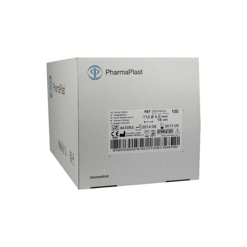 Frauenkatheter 18cm CH 12 geschl. Spitze 2 Augen, 100 ST – PZN 2099451