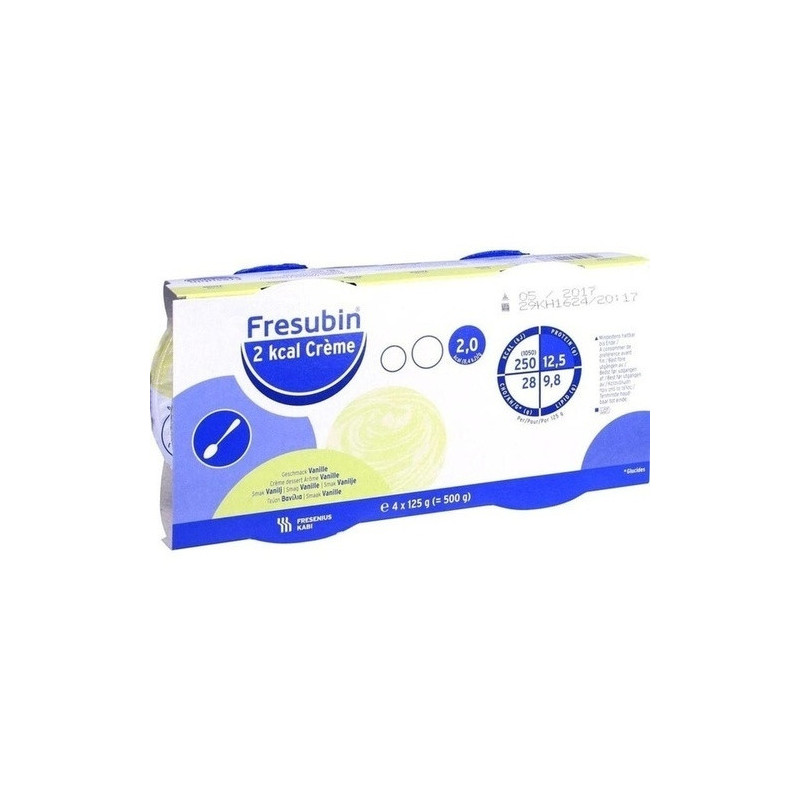 Fresubin 2kcal Creme Vanille, 4X125 G – PZN 10199020