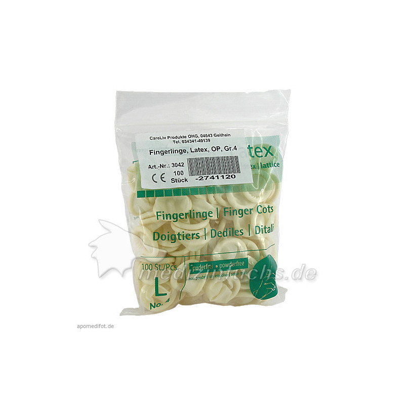 Fingerling Latex OP Gr. 4, 100 ST – PZN 2741120